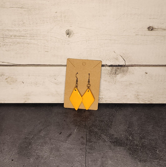 Earrings- Orange Diamond